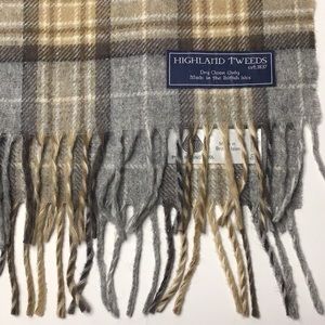 Highland Tweeds, Pure Merino wool warm scarf